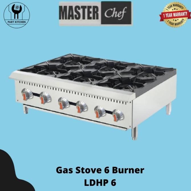 Masterchef Gas Stove 6 Burner LDHP/ Kompor Gas 6 Tungku
