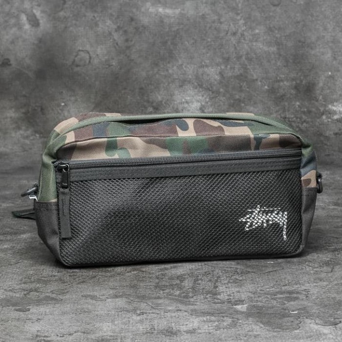 STUSSY STOCK SIDE BAG CAMO ORIGINAL