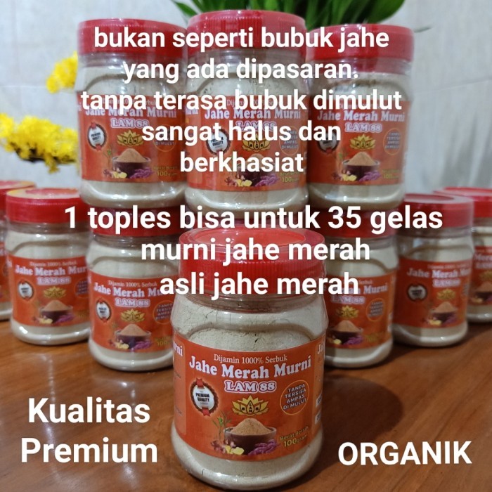 

Termurah Jahe Merah Serbuk Murni Tanpa Gula 3 Botol 110 Ribu