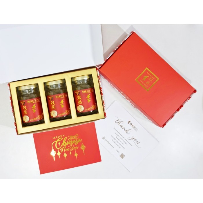 

Terlaris Shuang Yan Birdnest Gift Box Minuman Walet 3 X 120 Ml - Original