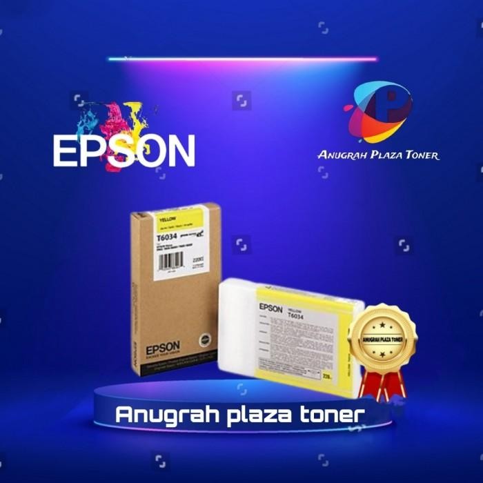 Tinta Epson Stylus Pro 4900 Yellow T6034-200Ml Original