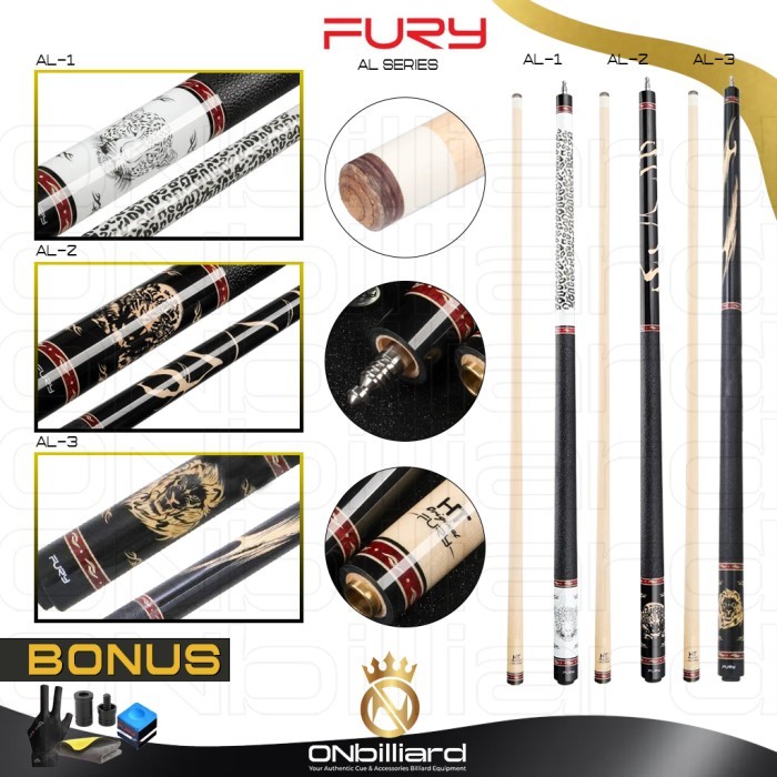 270324 STICK BILLIARD FURY AL SERIES AL-1 AL-2 AL-3 CUE / STIK FURY AL
