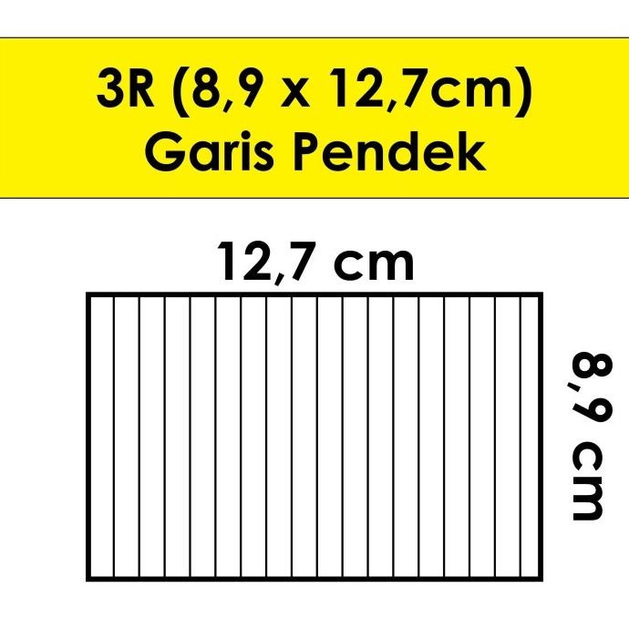 

3R CLEARANCE SALE Lenticular Sheet 75 lpi Tanpa Perekat Lem Ukuran 3R (8,9 x 12,7 cm)