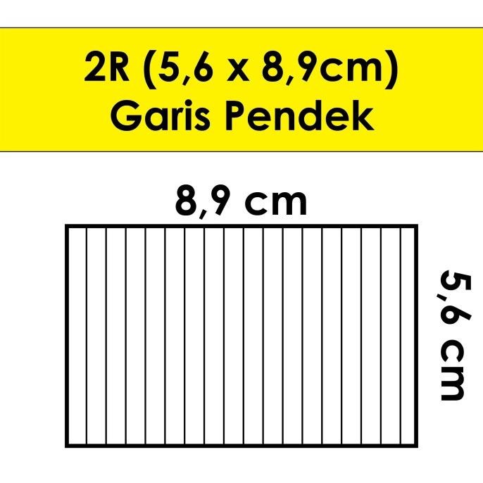 

2R CLEARANCE SALE Lenticular Sheet 75 lpi Tanpa Perekat Lem Ukuran 2R (5,6 x 8,9 cm)