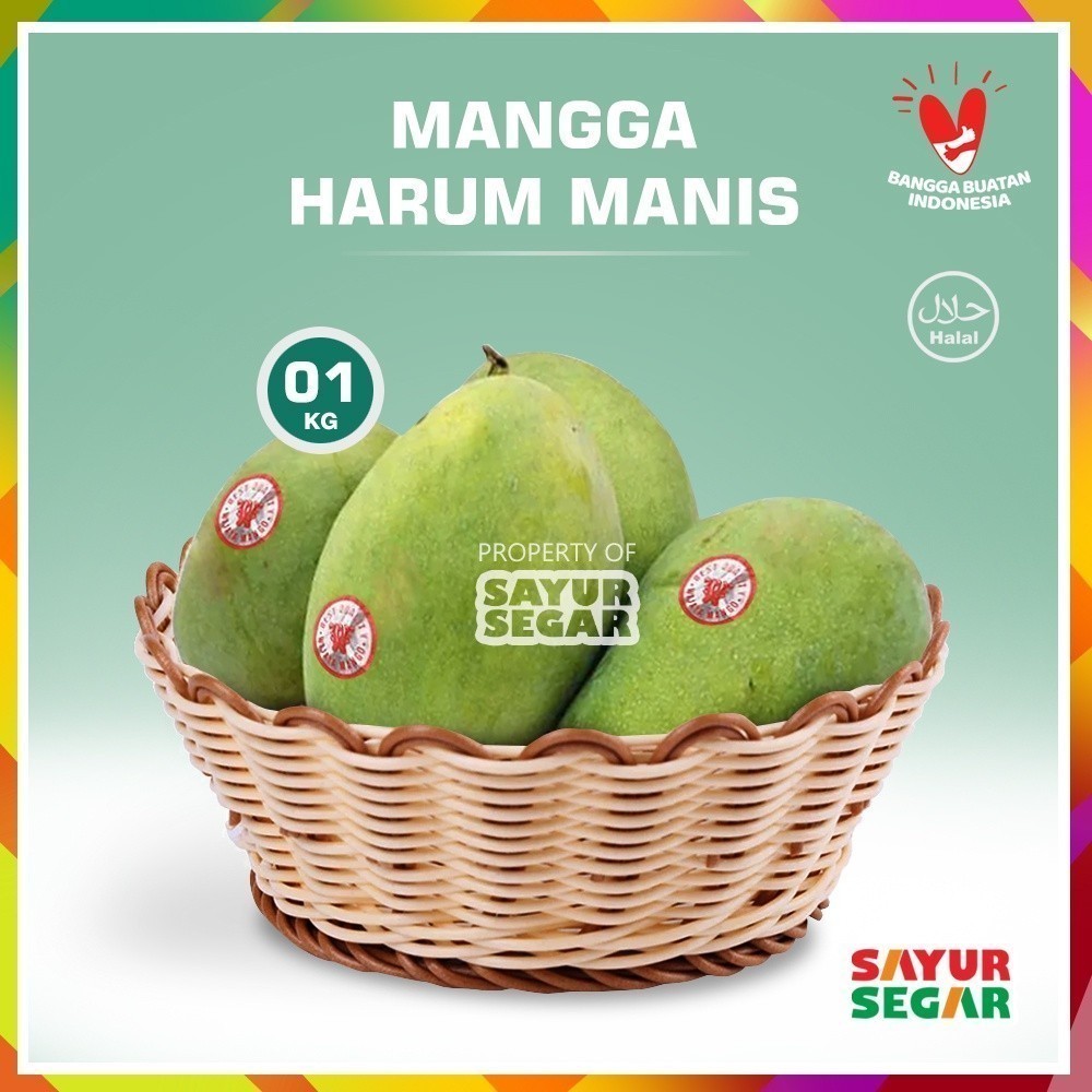 

BUAH MANGGA HARUM MANIS [ 1kg ] PREMIUM
