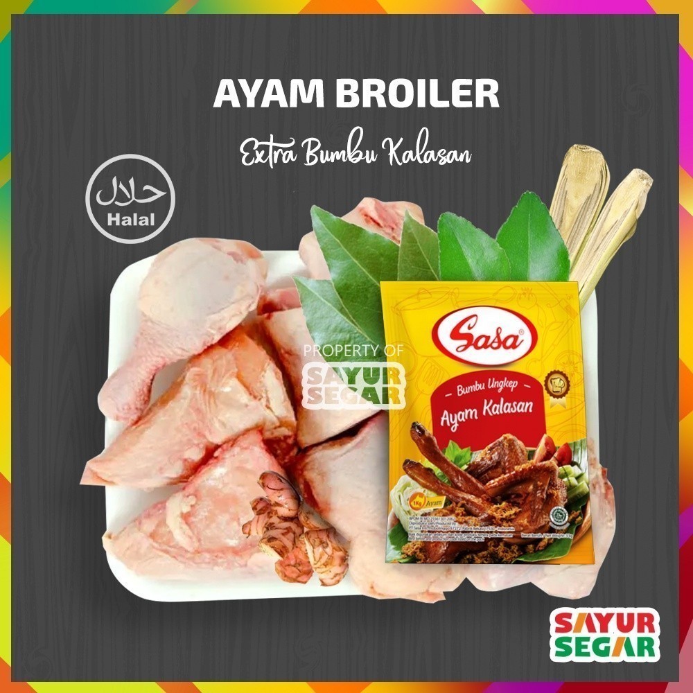 

Ayam Broiler Extra Bumbu Ungkep Ayam Kalasan Halal