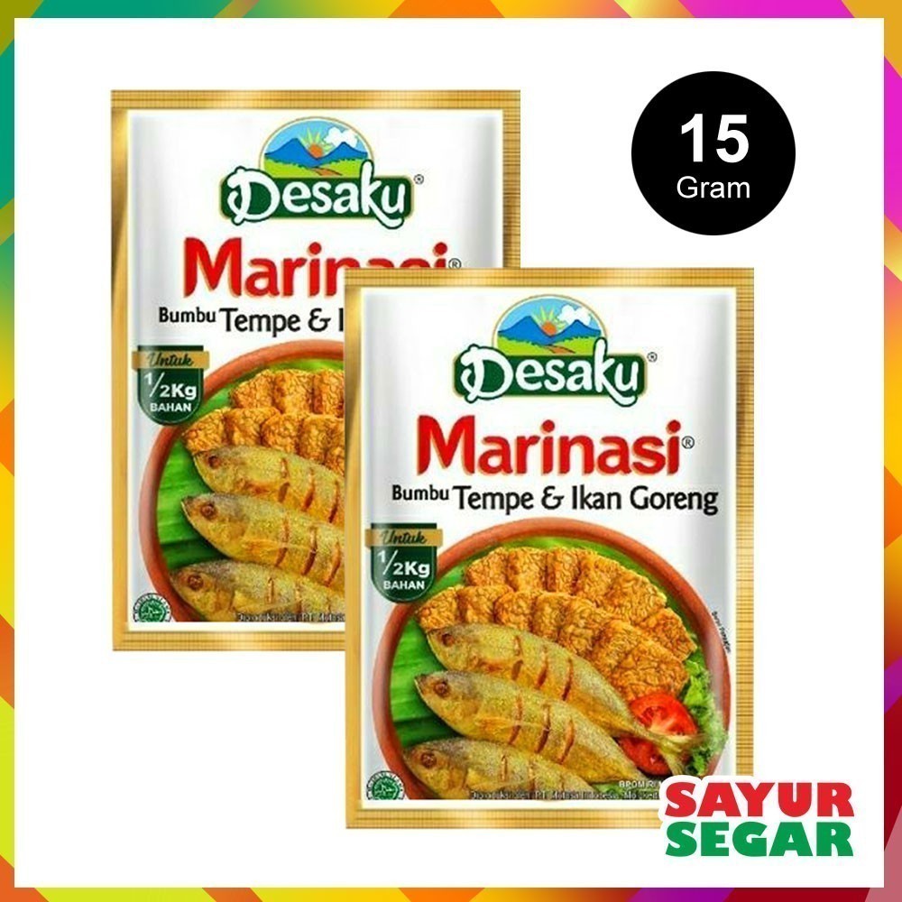 

Desaku Marinasi [15G] Bumbu Tempe & Ikan Goreng