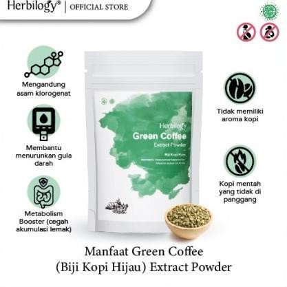 

Premium ! Herbilogy Green coffee (Kopi Hijau) Extract Powder 100g