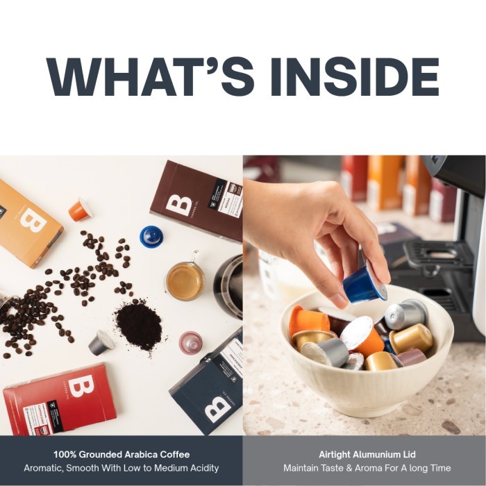

B Coffee Co. Silka Vanilla Latte Kopi Nespresso Compatible Capsule