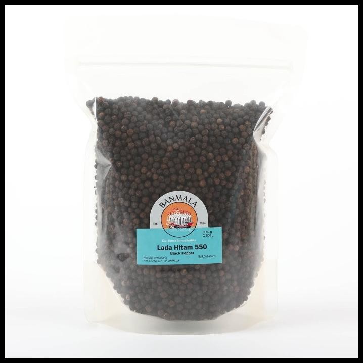 

Lada Hitam Pertama Black Pepper 500G Banmala Spices