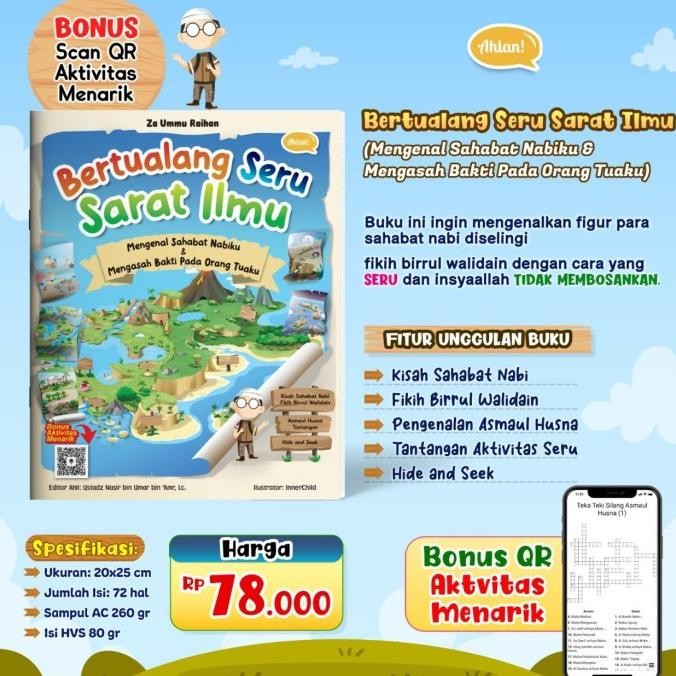 

Buku Bertualang Seru Sarat Ilmu - Ahlan