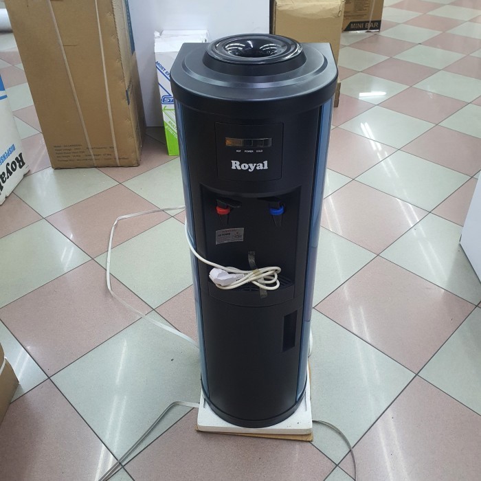 Dispenser Royal RCS 218 IX / 218IX / RCS218IX Hitam GALON ATAS / TOP LOADING