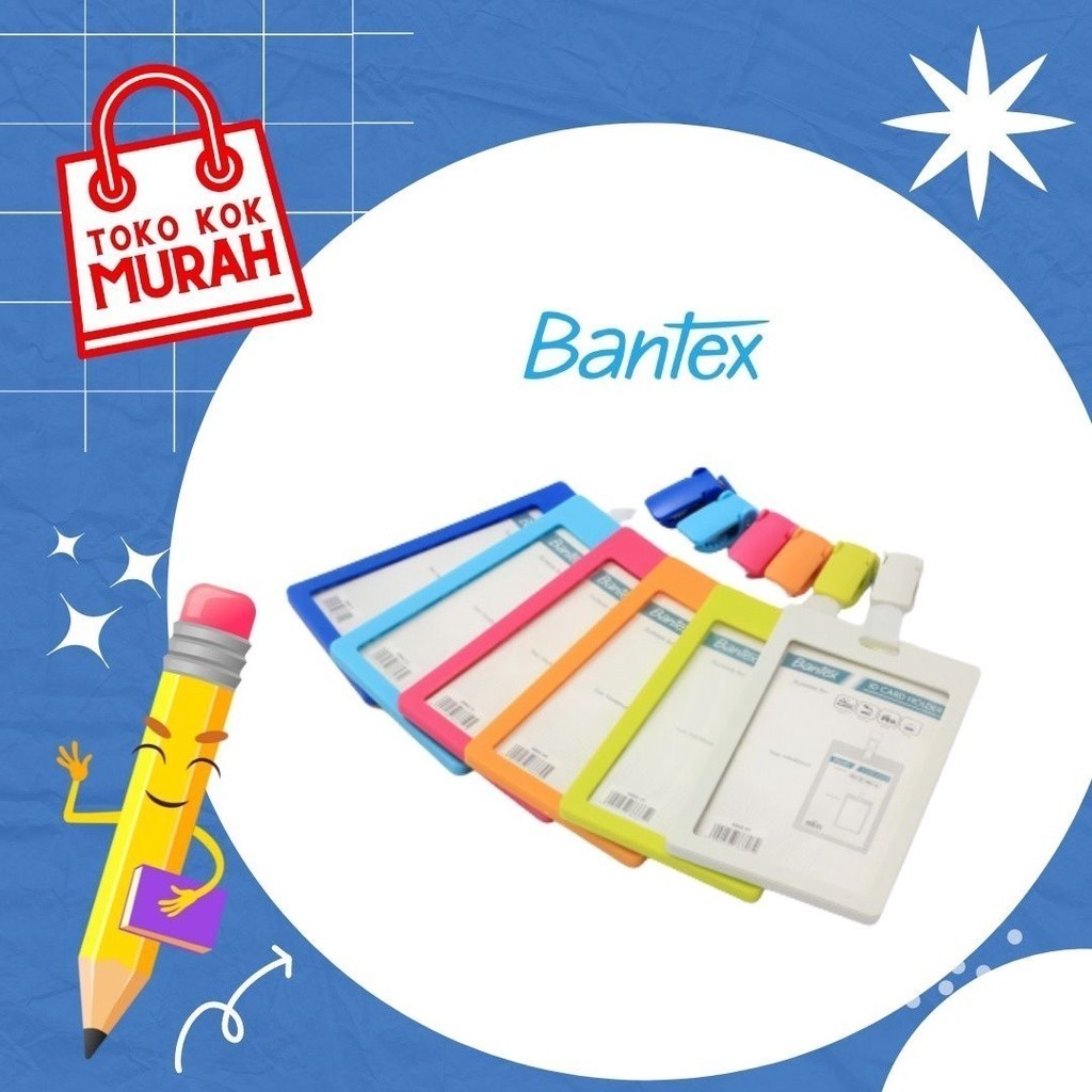 

Bantex ID Card Holder Series With Clip Portrait 8866