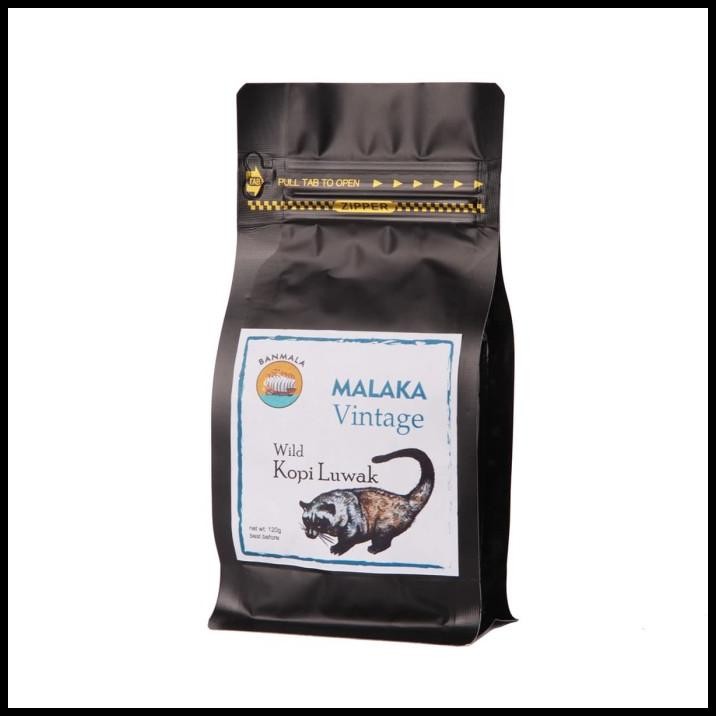 

Fresh Roast 100% Murni Kopi Luwak Vintage Malaka 120G Robusta Sumatra