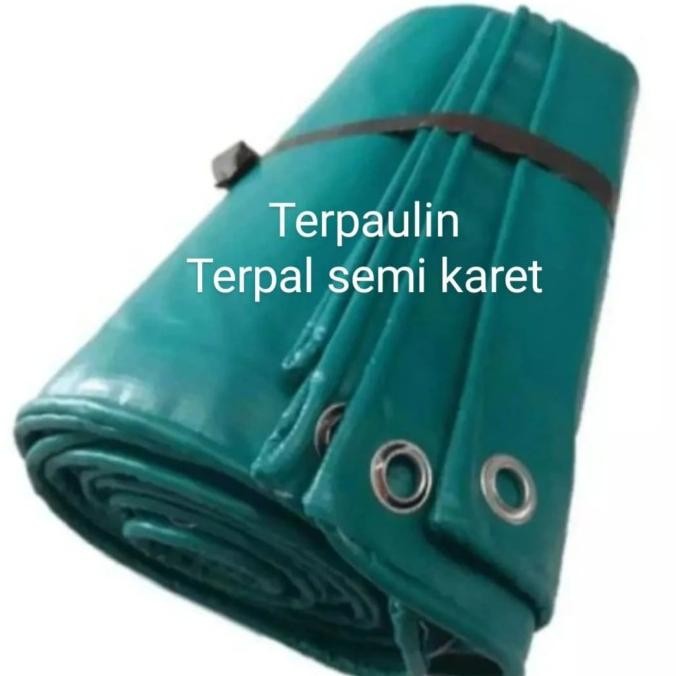 

Terpal terpaulin semi karet 4x20 m atau 4 x 20 meter