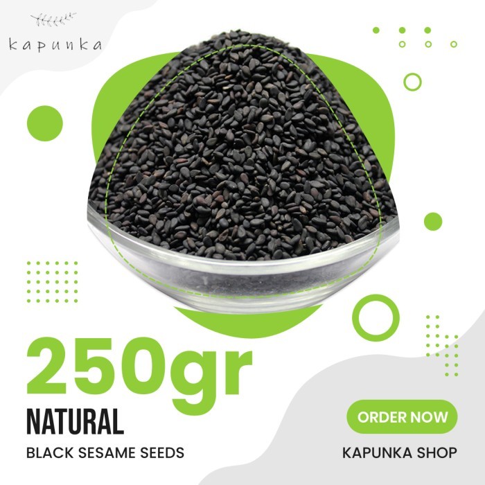 

Legend - Wijen Hitam Panggang 250Gr Black Sesame Seeds