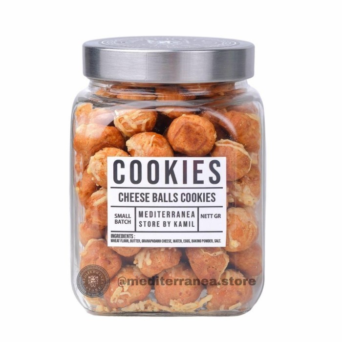 

Legend - Mediterranea Store Toples Kaca Cookies Chesee Ball 450 Gr