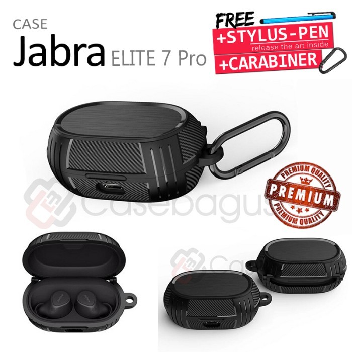 Jabra Elite 7 Pro - Carbon Fiber Protection Case TWS Bluetooth