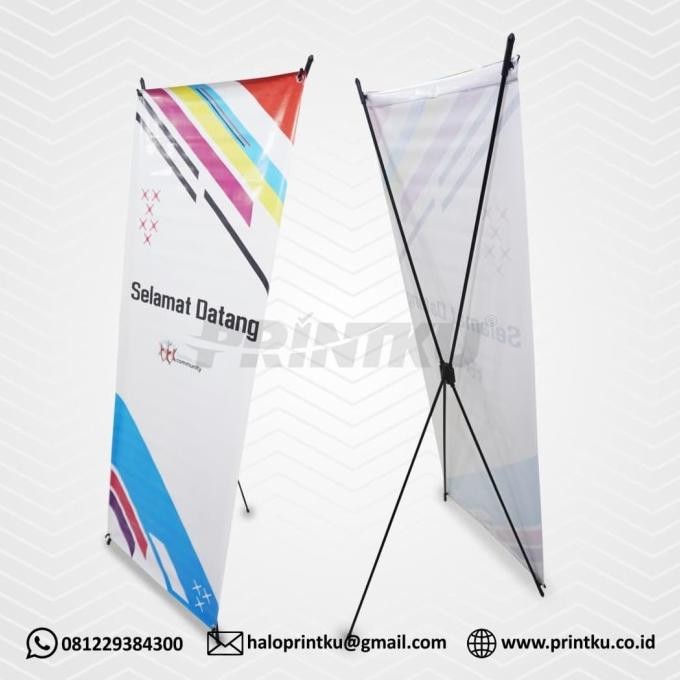 Cetak X Banner Luster 80 x 180 cm