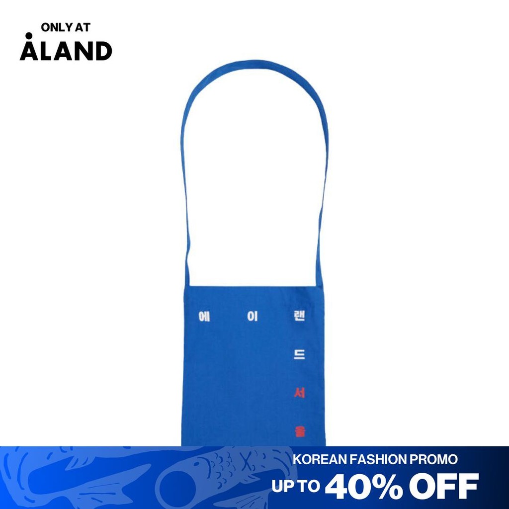 Aland - Aland X Seoul Cross Bag Blue - Aksesoris Tas Biru Unisex