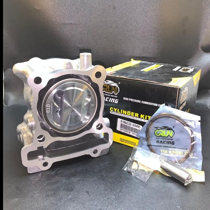 BLOK SEHER MOTOR NMAX,AEROX-155,LEXI-155 KIT 63MM MERK CRUN