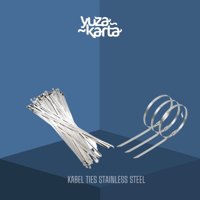 

TERMURAH - Kabel Ties Stainless Tali Besi Pengikat Anti Karat 304 Cable Ties Ikat Tis Tie Lock Metal