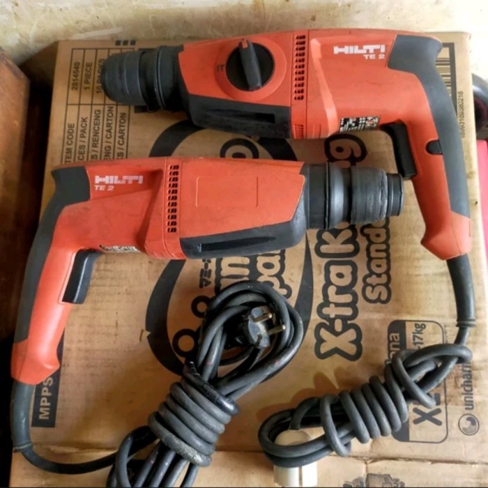 Mesin Bor Beton Hilti Te2 Rotary Hammer Original