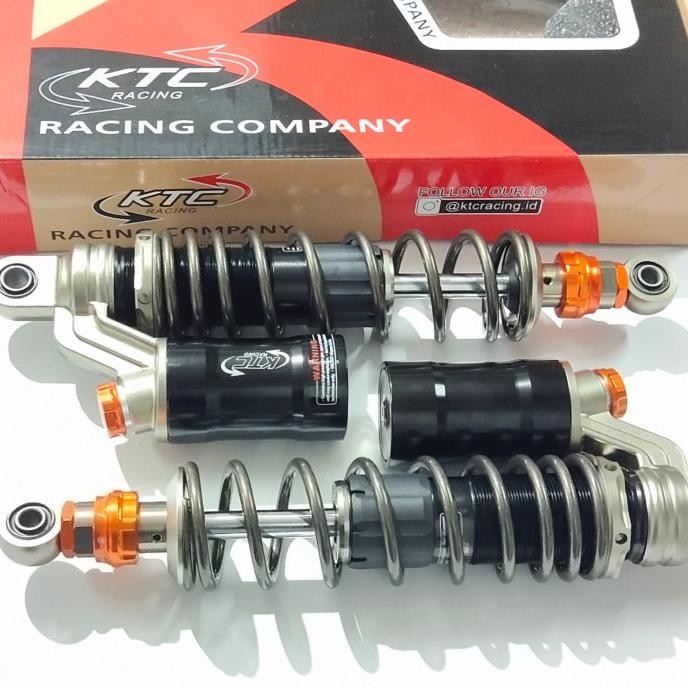 Berkualitas Shock breaker tabung KTC racing ORI 340 bebek Supra 125 karisma RX kin