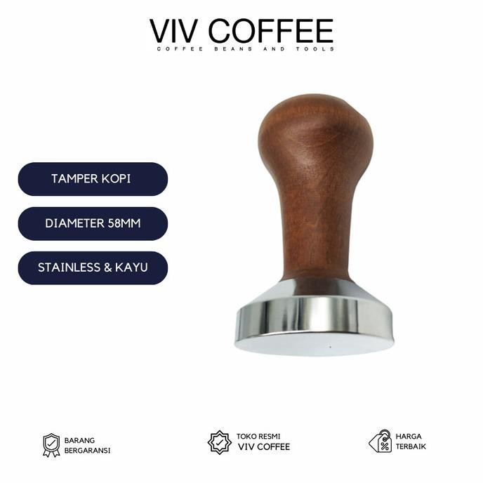 

Tamper Kopi 58 mm Espresso Coffee Press Powder