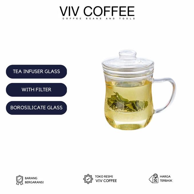 

Gelas Saringan Kaca Infuser 300 ML Tea Maker