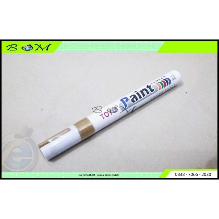 

BEST DEAL SPIDOL MARKER BAN TYRE TOYO PAINT WARNA EMAS GOLD MAS MOTOR MOBIL !!!!!!