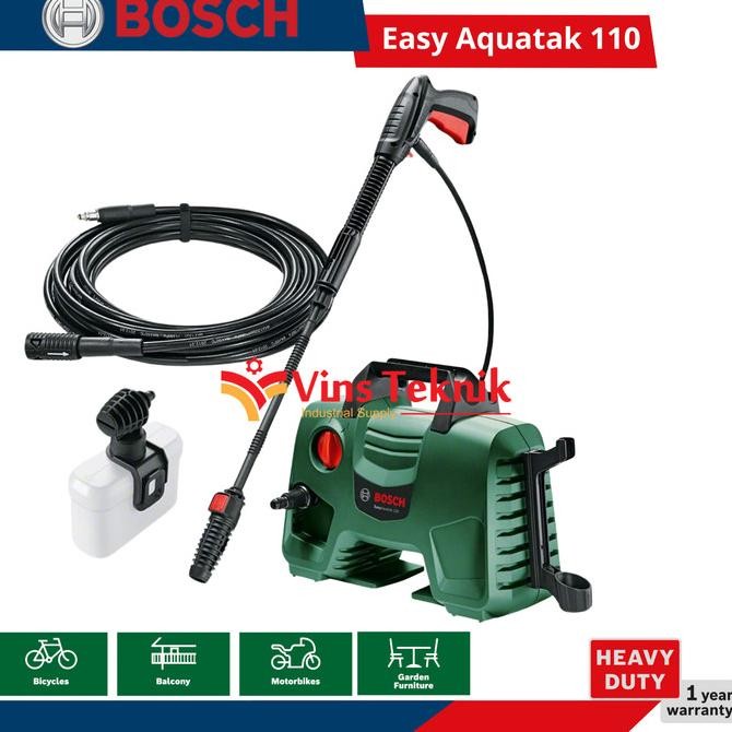 Bosch Easy Aquatak 110 Alat Cuci Mobil Steam Jet Cleaner 110 Bar