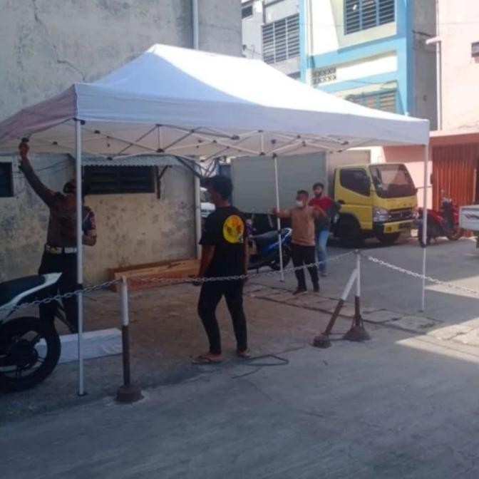 Tenda Lipat 3X4,5 Putih