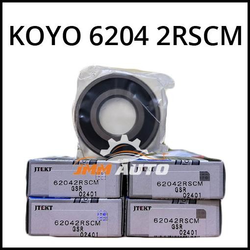 TERMURAH BEARING KOYO 6204 2RS TUTUP KARET LAHER KLAHER KOYO 6204 2RSCM !!!!