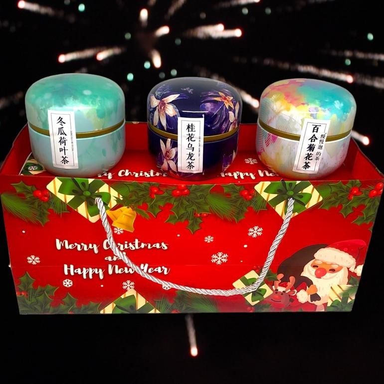 

Christmas Tea Gift Set - Triple Tea Christmas Hampers - Gift Set