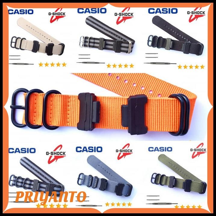 DISKON TALI JAM TANGAN CANVAS CASIO G-SHOCK DW-6100 DW-6200 DW-6500 DW-6900 