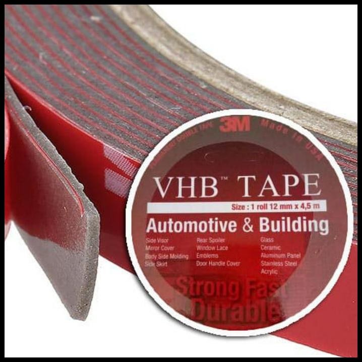 

GRATIS ONGKIR 3M DOUBLE TAPE VHV 12MM 4.5M !!!