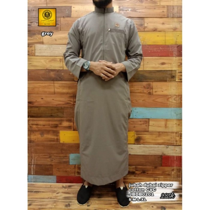 TERMURAH Gamis Jubah Pria Dewasa Slimfit CVC Rethobe Al-Amwa