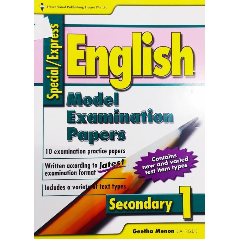 

READY ENGLISH MODEL EXAMINATION PAPERS SPECIAL/EXPRESS SEC 1