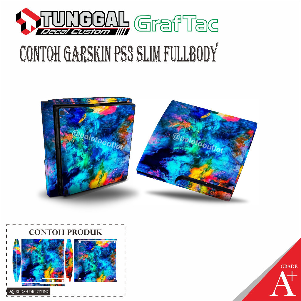 

Ps3 Slim Murah Kartun Anime Casing/Case Stiker Skin Wrap CUSTOM - Premium Quality