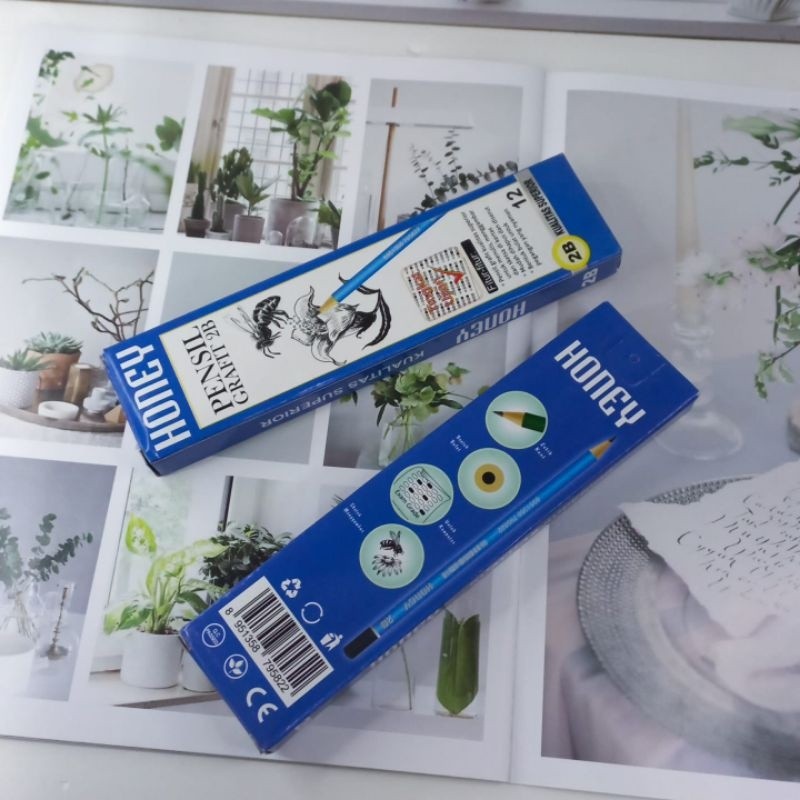 

Pensil 2B Honey / Honey Biru harga 1 Lusin (12 pcs) murah meriah kwalitas terbaik