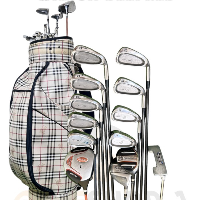 Wilson Golf Set Stick Golf Man Lengkap + Bag Golf Second Original