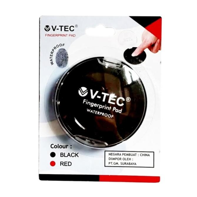 

BARU V-TEC FINGERPRINT PAD / STEMPEL SIDIK JARI