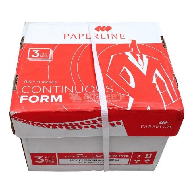 BARU CONTINUOUS FORM 3 PLY PAPERLINE CF K3 W PRS