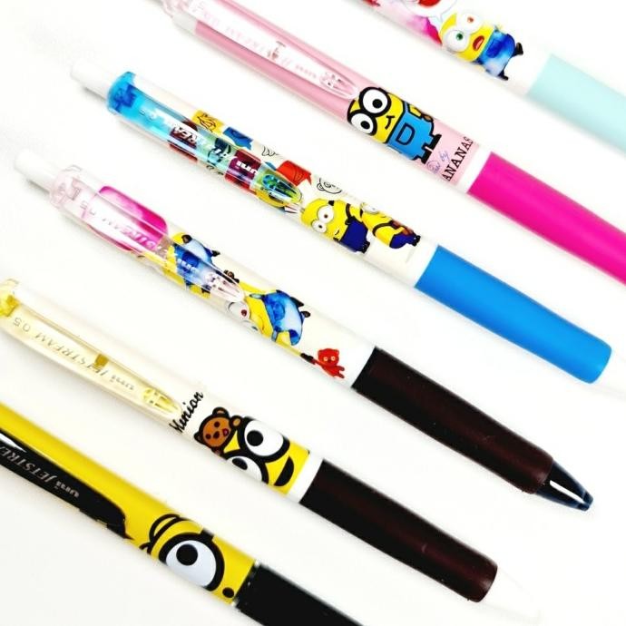 

BARU UNI JETSTREAM NEW SERIES MINNIONS PEN NGEBUT SXN-209M-05