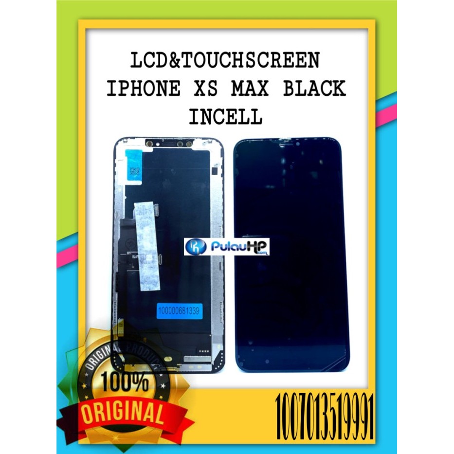 TERBARU - LCD&TOUCHSCREEN IPHONE XS MAX BLACK INCELL