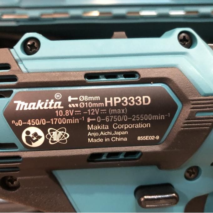 Mesin bor baterai makita hp333dwye