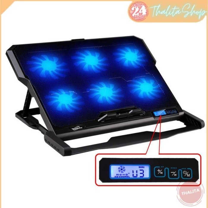 ICE COOREL Cooling Pad Laptop 6 Fan