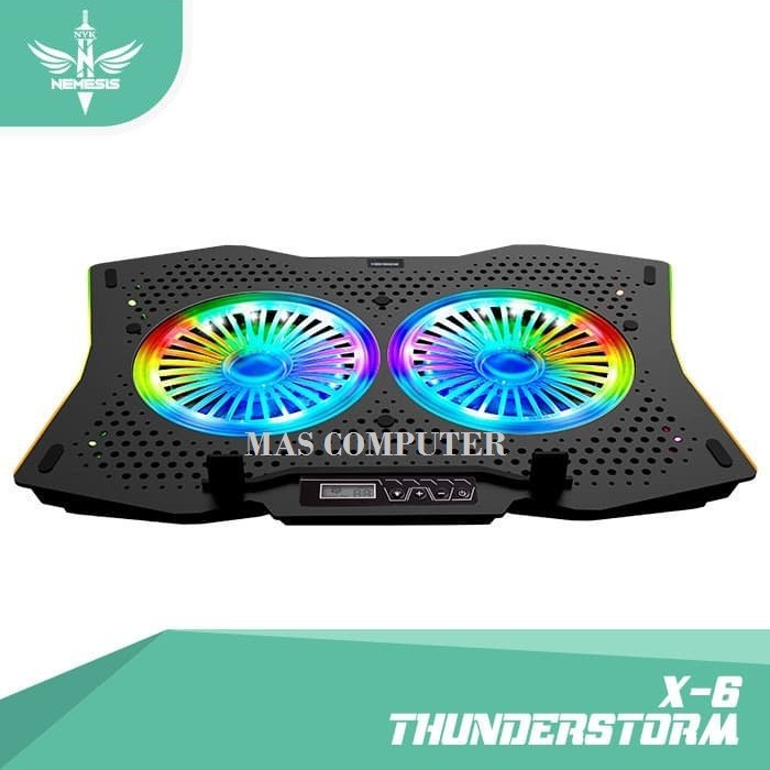 Cooling pad NYK X6 THUNDERSTROM NYK NEMESIS X6 Gaming Cooling pad RGB