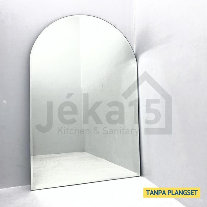 KACA CERMIN Kamar Mandi Besar ASAHI 5ML//KACA UKURAN 50X70 BEVEL
